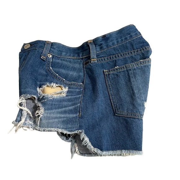 Rag & Bone Distressed Cut Off Jean Shorts Size 26 - Picture 5 of 11
